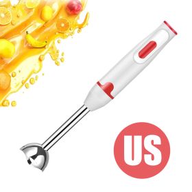 Hand Stick Handheld Immersion Blender Food Food Complementary Cooking Stick Grinder Electric Machine Vegetable Mixer - China - Red US Plug