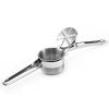 1pc Stainless Steel Potato Presser Masher Ricer; Commercial Grade Tool To Press Mash Fruit Or Food - Silvery