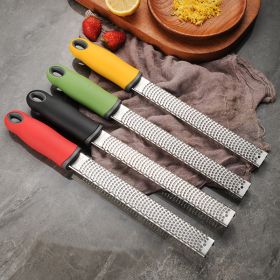 Stainless steel fruit cheese grater Chocolate lemon rind cheese crumb grater Grater kitchen tools - Shredder-red