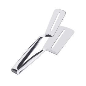 Stainless Steel Steak Clip Pancake Barbecue Spatula Clip BBQ Tongs Frying Fish Spatula Clip Bread Clip Household Kitchen Tool - 201 Stainless steel