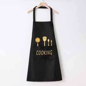 EW Kitchen Wipe Hand Apron Waterproof and Grease Resistant - Black b314