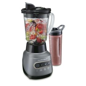 Hamilton Beach Wave Crusher Blender with 40 oz. Glass Blender Jar and 20 Oz. Travel Jar, 58181 - Hamilton Beach