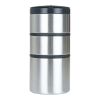 Mainstays Stacking Food Jar, Stainless Steel, 41 oz - Mainstays