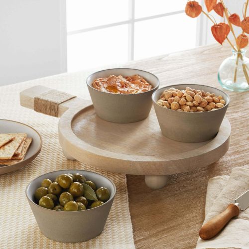Better Homes & Gardens Whitewash Mango Wood Condiment Board Set by Dave & Jenny Marrs - Better Homes & Gardens Better Homes & Gardens Whitewash Mango Wood Condiment Board Set by Dave & Jenny Marrs - Better Homes & Gardens