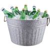 Better Homes & Gardens- Round Galvanized Tub, 15.0 in L x 15.0 in W - Better Homes & Gardens