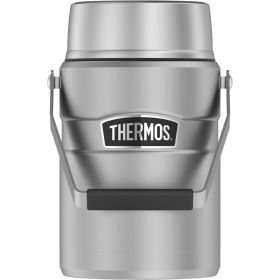 Thermos Stainless King Food Jar, Matte Steel, 47 Ounce - Thermos