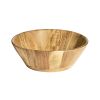 Better Homes & Gardens- Acacia Wood Large Angled Bowl, Natural Finish - Better Homes & Gardens