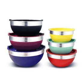 12pc Multicolored Mixing Bowl Set - EBS-0012