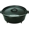 5-Quart Cast Iron Dutch Oven with Spiral Bail Handle - Black