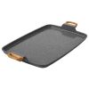 rairie Signature Cast Aluminum Double Griddle, Charcoal Speckle - Charcoal Speckle