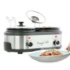 Dual 1.5 Quart Crock Buffet Slow Cooker - Multicolor