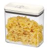 Canister Pack of 4 - Flip-Tite 11.5 Cup Rectangular Food Storage Container Set - Clear