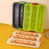 1pc; Silicone Baguette Pan; French Bread Baking Pan; Perforated 3 Loaves Baguettes Bakery Tray; Baking Tools; Kitchen Gadgets; Home Kitchen Items - Mu