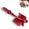 i Kito Ground Meat Chopper Utensil; Plastic Beef Hamburger Tool; Potato Masher Black - black