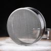 Super Fine Mesh Round Flour Sugar Powder Sifter, Stainless Steel Sieve Baking Sifter Strainer Mesh Cake Kitchen Tool Pan - 15cm