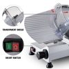 VEVOR Commercial Meat Slicer, 10 inch Electric Food Slicer, 240W Frozen Meat Deli Slicer, Premium Chromium-plated Steel Blade Semi-Auto Meat Slicer Fo