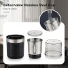 1pc Automatic Grinder; Detachable Washable Design Garlic Herbal Grain Spice Grinder; Electric Coffee Bean Grinders - Black