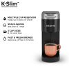 K-Slim Single-Serve K-Cup Pod Coffee Maker, Black - black