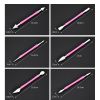 Cake Decorating Pen Kit 9 Pieces Fondant Modeling Tool with Double Ended Plastic for Dessert Gum Paste Cupcake Toppers Fondant Cake Baking Tool - pink