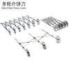 5-Wheel Pastry Cutter Stainless Steel Expandable Pizza Slicer Multi-Round Pastry Knife Baking Cutter Roller Cookie Dough Cutter Divider - 5-PC