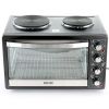 Better Chef Chef Central XL Toaster Oven and Broiler with Dual Solid Element Burners in Black - Better Chef