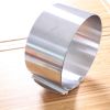 Stainless Steel Cake Ring Adjustable Round Cake Mold Mousse Ring Baking Tool - Silver