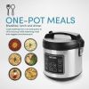 20-Cup Programmable Rice & Grain Cooker and Multi-Cooker - Black