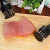 1pc 304 Stainless Steel Meat Tenderizer; 24 Steel Needles To Loosen Meat Artifact; Tender Meat And Break Tendons - black