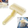 1pc/Pack; Plastic Netting Knife; Roller Knife; Cake Mold; Baking Tools - Beige Color