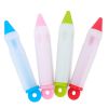 Food Writing Decorating Pen, Nozzle Tool Squeeze Cream Chocolate Cupcakes Piping Icing Cake Dessert Pen Baking Gun - Red