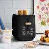 2-Slice Toaster with Touch-Activated Display, White Icing by Drew Barrymore - Black Sesame