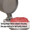 1pc Crab Cake And Sausage Press, Burger Press Makes 4 1/2" In Diameter, 1/4 Lb To 3/4 Lb, Patty Ejector - 4.72*4.72*7.09inch