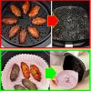 1/2pcs Air Fryer Silicone Pot; Reusable Air Fryer Liners; Silicone Air Fryer Basket; Food Safe Air Fryer Accessories - 1PCS Crimson