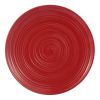 Artisanal Clay Stoneware 16-Piece Dining Set - Red