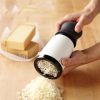 Cheese Grater 2 Pattern Blade Kitchen Gadgets Chocolate Grater DIY Butter Food Mill Cheese Grater Slicer ABS+Stainless Steel - 1PCS