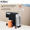 K-Slim Single-Serve K-Cup Pod Coffee Maker, Black - black