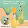 1pc Oil Spray Bottle; Kitchen Household Barbecue Olive Oil Edible Oil Push-type Oil Sprayer; Kitchen Tools; Kitchen Supplies - Green