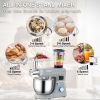 VEVOR 5 IN 1 Stand Mixer; 660W Tilt-Head Multifunctional Electric Mixer with 6 Speeds LCD Screen Timing; 7.4 Qt Stainless Bowl; Dough Hook - 7.4 Qt