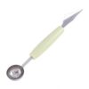 Steel Fruit Digger Cutting Watermelon Artifact Fruit Ball Digging Ball Ice Cream Round Spoon Fruit Cutting Carving Knife - Green