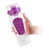 Fruit Infuser Water Bottle 32OZ Juice Shaker Sport w/ Flip Top Lid Anti-Slip Grips   - Purple