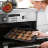 10 Piece Non-stick Bakeware Set - Carbon Steel Baking Tray Set - black