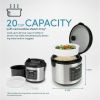 20-Cup Programmable Rice & Grain Cooker and Multi-Cooker - Black