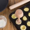 1pc Kitchen Gadgets Wood Egg Tart Pusher Double Side Tart Tamper Pastry Pusher Wooden Egg Tart Mold For Eggtart Mold Baking Cake Kitchen Tools - Wood