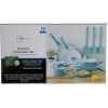 12pc Ceramic Cookware Set, Blue Linen - colour