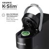 K-Slim Single-Serve K-Cup Pod Coffee Maker, Black - black